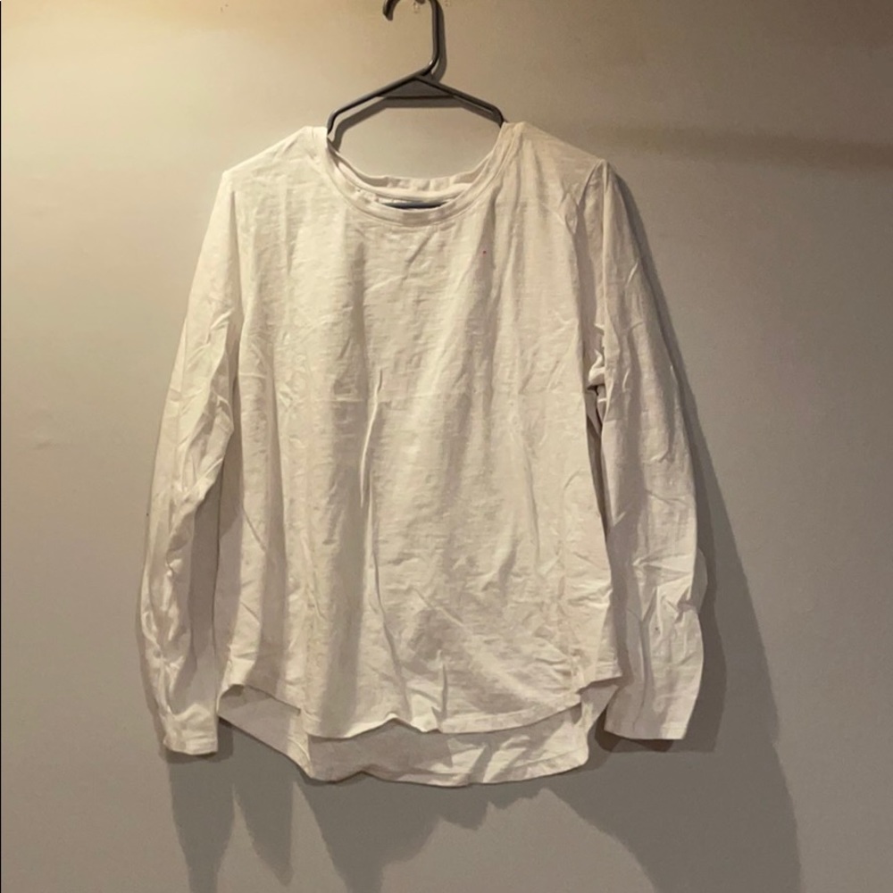 never worn long sleeve white tee